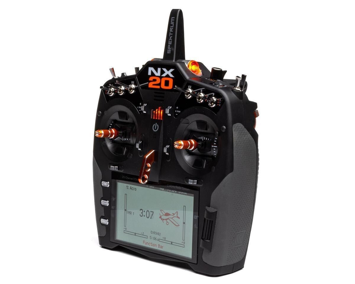 Spektrum RC NX20 2.4GHz DSMX 20-Channel Radio System Transmitter Only SPMR20500