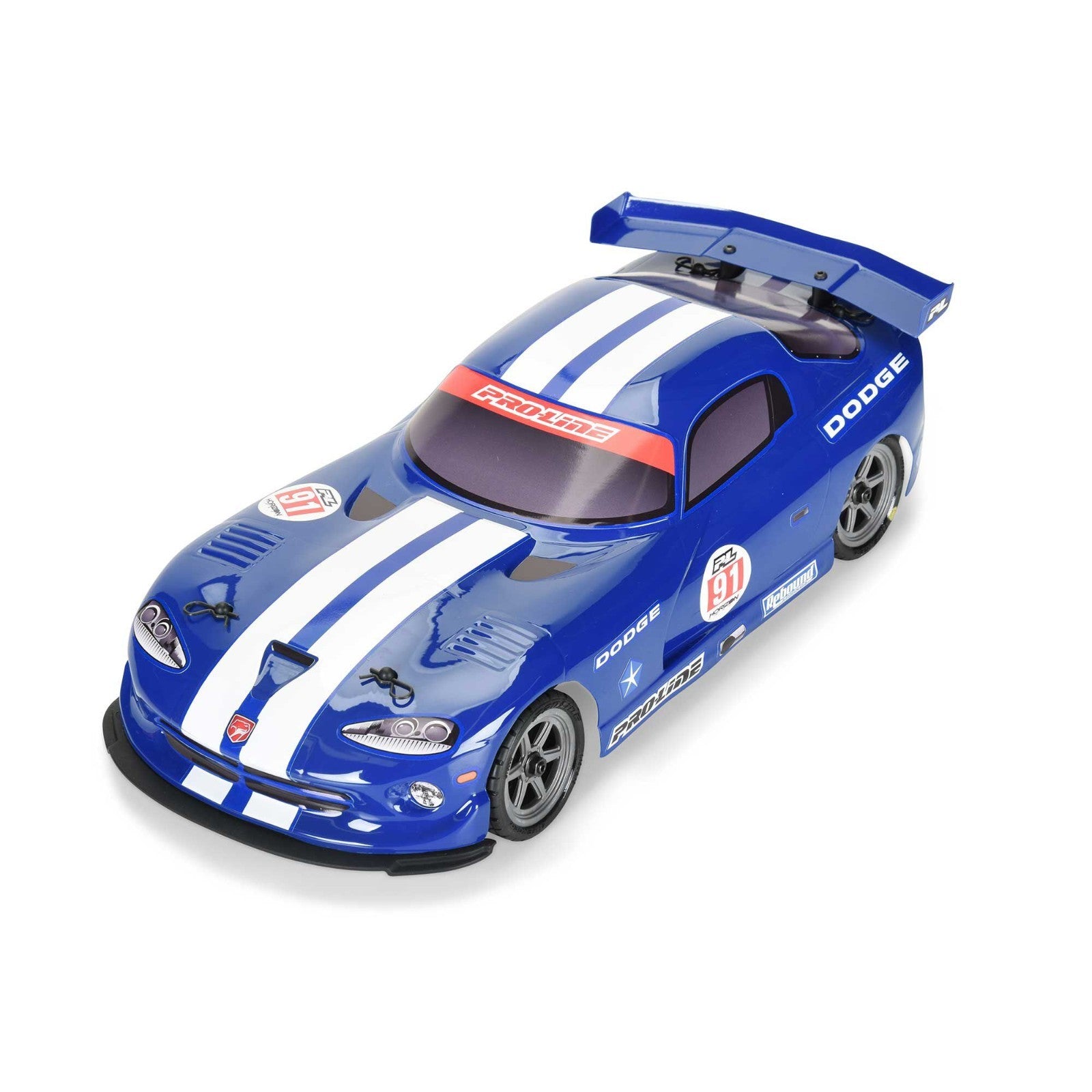ProLine 1/12 Pre-Cut 2002 Dodge Viper GTS Blue Body: Losi NASCAR PRO368413