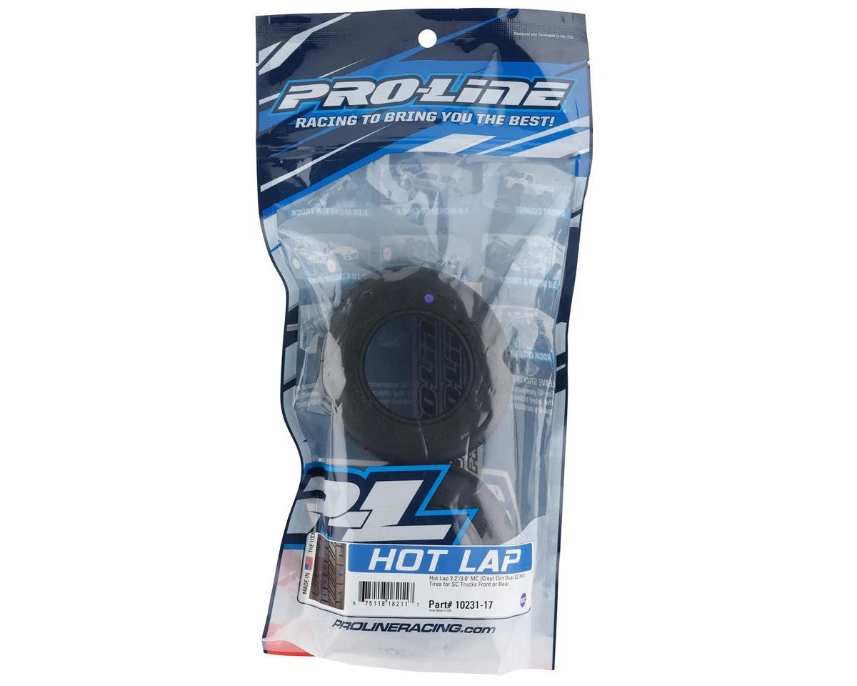 ProLine 1/10 Scale Hot Lap 2.2"/3.0" Dirt Oval Short Course Tires PRO1023117