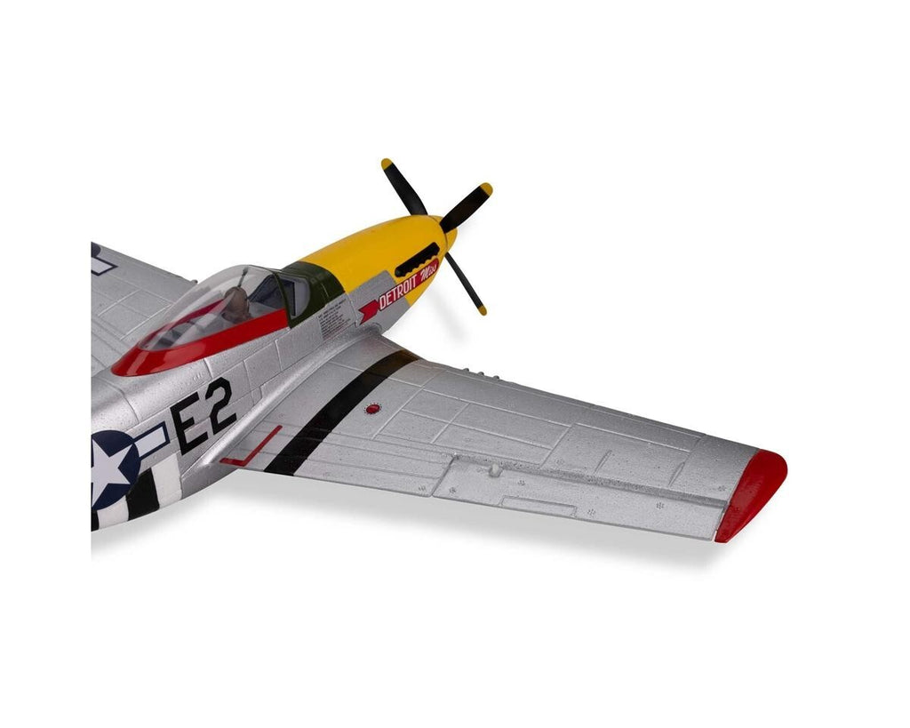 E-flite Eflite UMX P-51D Mustang "Detroit Miss" Basic BNF Electric Airplane