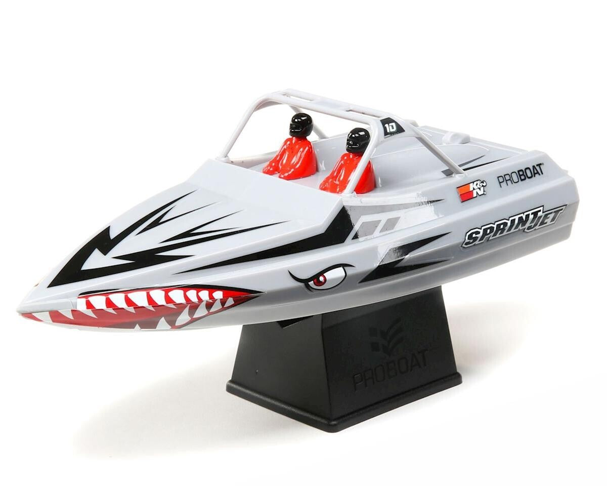 Pro Boat Sprint Jet 9 Inch RTR Ready To Run Electric Jet Boat Silver : SprintJet