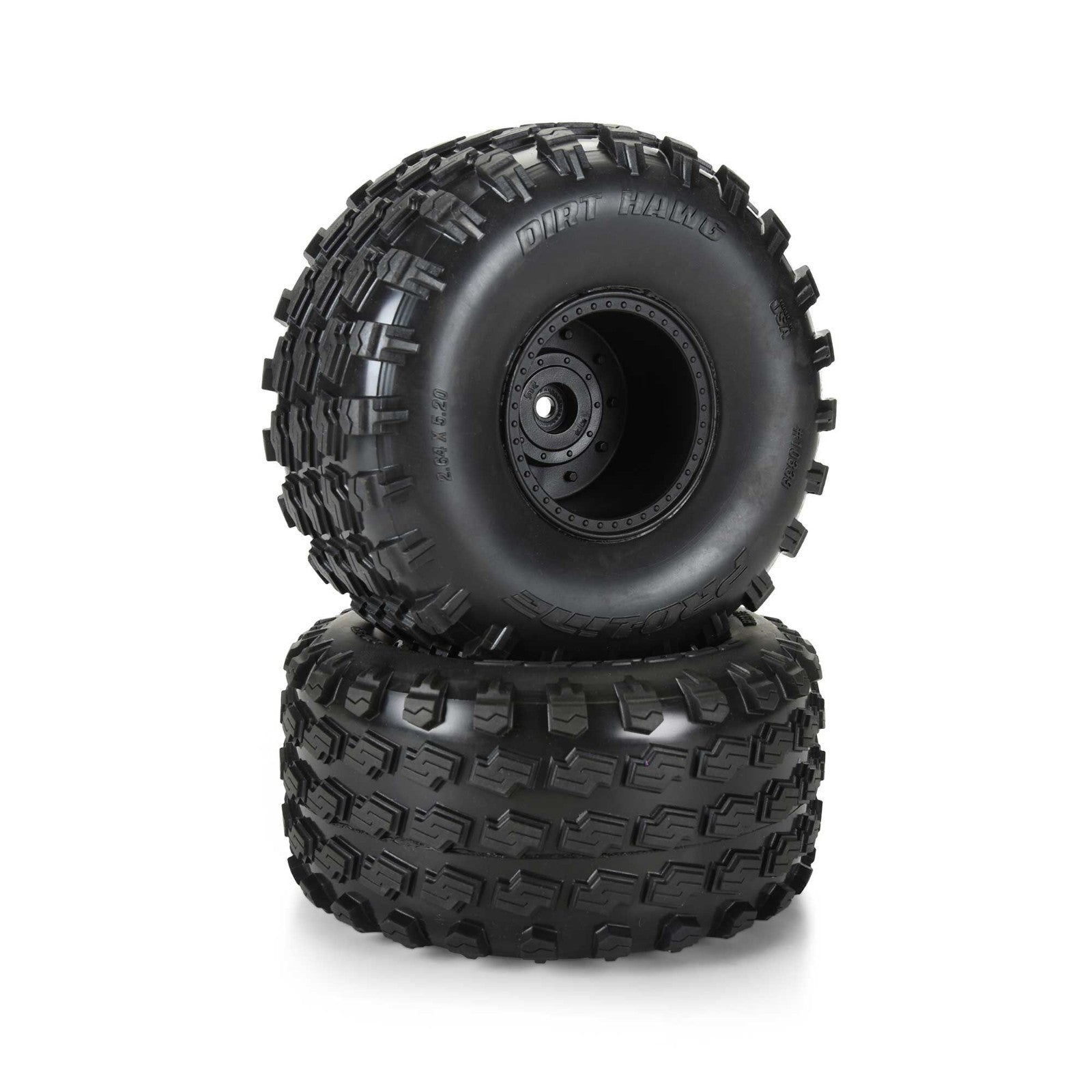 ProLine Dirt Hawg 2.0 F/R 2.6" MT Tires Stock Wheel For ARRMA QUAKE PRO1033910