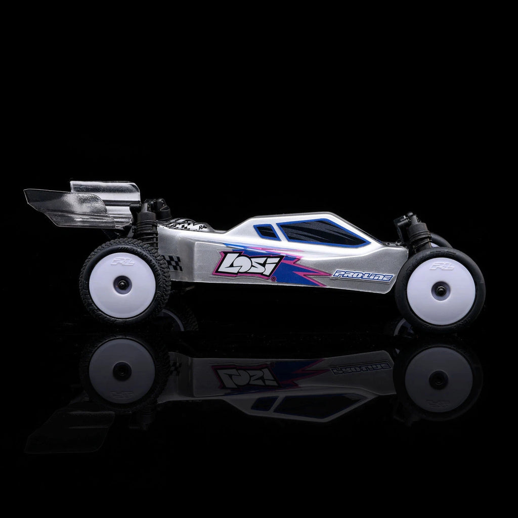 Losi LOS00007T2 1/24 Scale Micro-B MicroB 2WD RTR Ready to Run Buggy : Silver