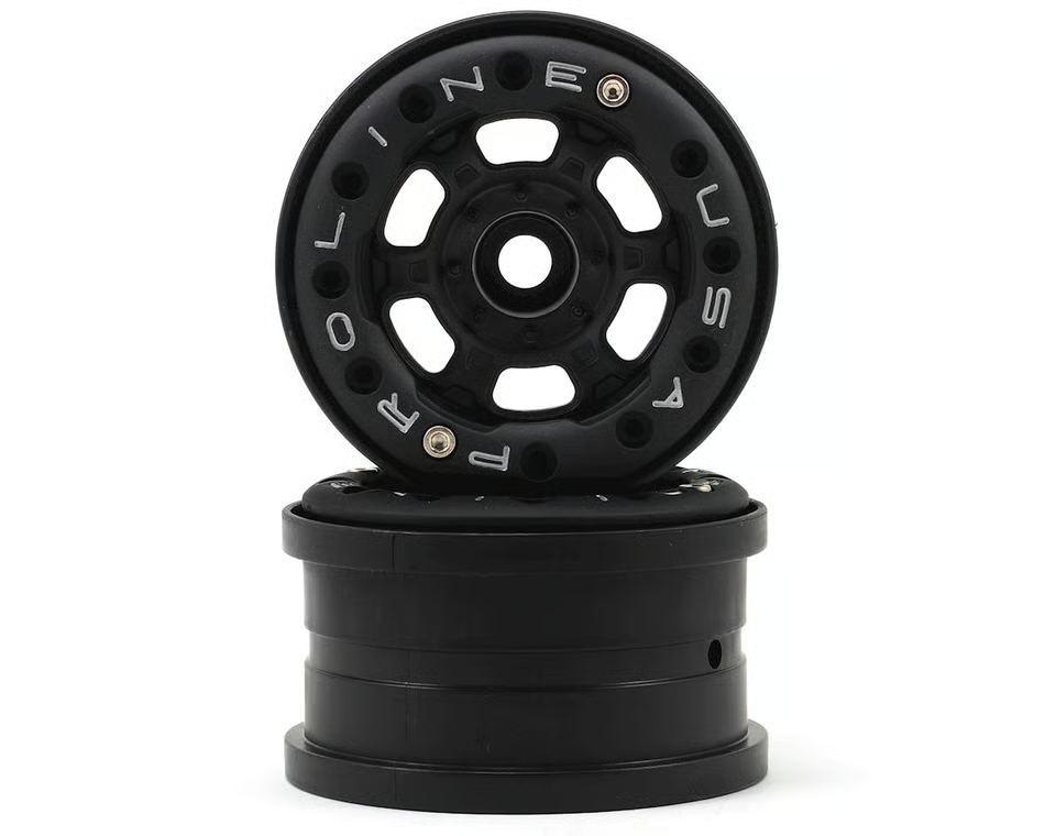 ProLine Titus 2.2" Bead-Loc Front/Rear Wheels (Black/Black) (2) 1/16 E-Revo