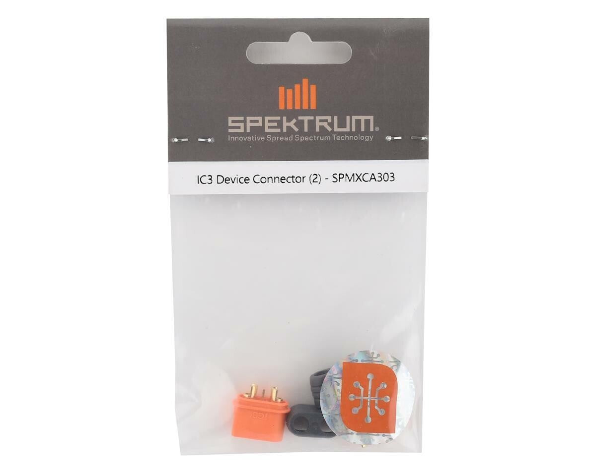 Spektrum Smart IC3 RC Remote Control Device ESC Connector Set Pair SPMXCA303