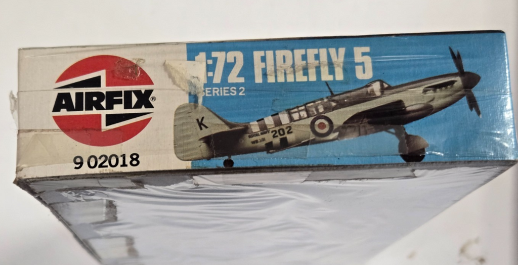Vintage Airfix 1/72 Fairey Firefly 5 Plastic Model Airplane Kit