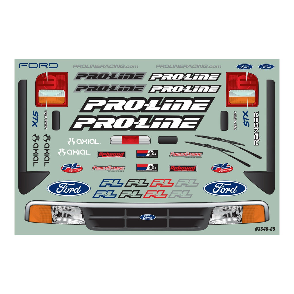 ProLine Racing 1993 Ford Ranger PreRunner 1/10 Scale Clear Body PRO364000