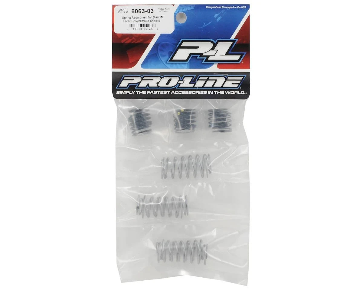 Proline 1/10 Scale PowerStroke Shock Front Spring Assortment PRO606303 606303
