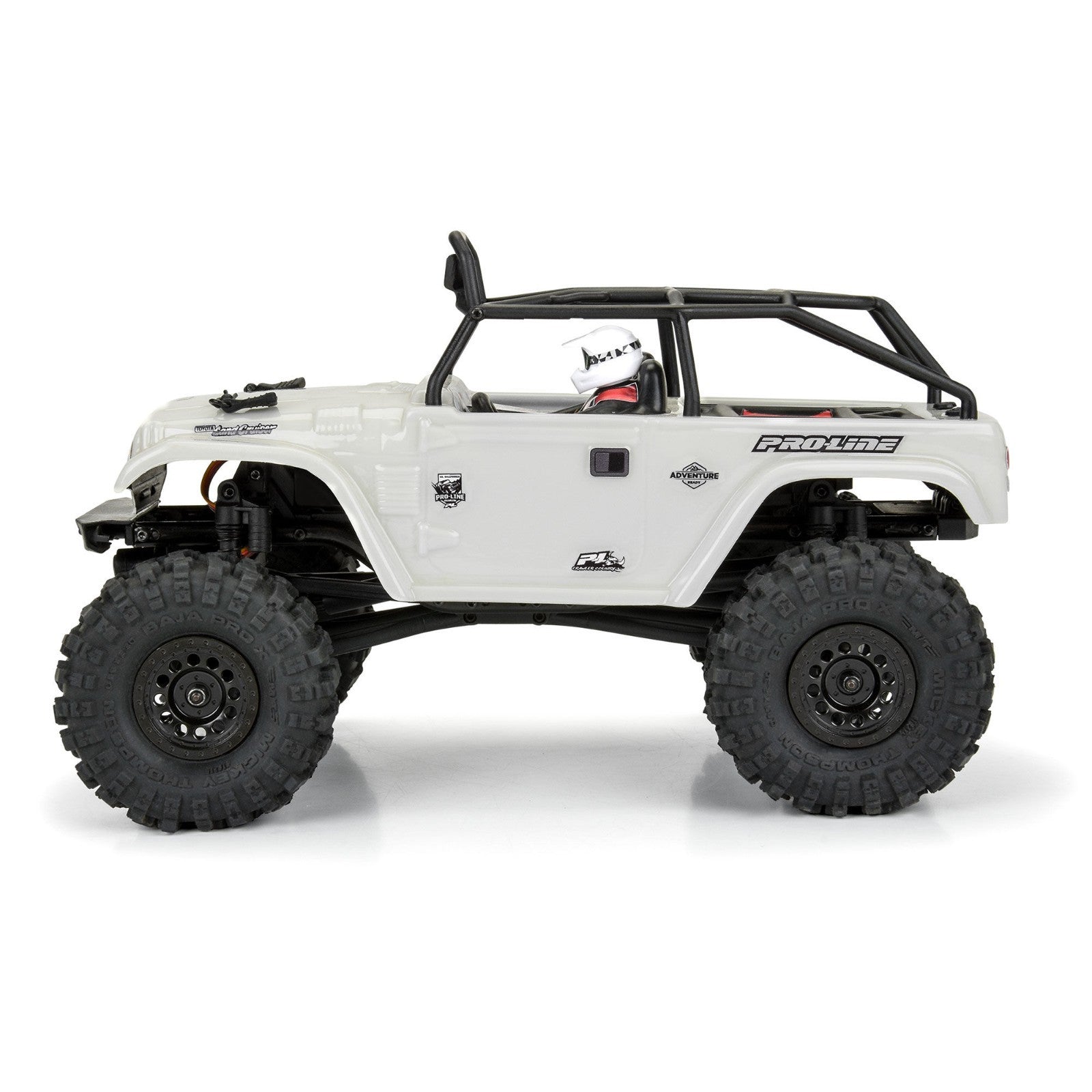 1/24 1979 Toyota Land Cruiser FJ40 Clear Body with Trail Cage: SCX24 PRO366300