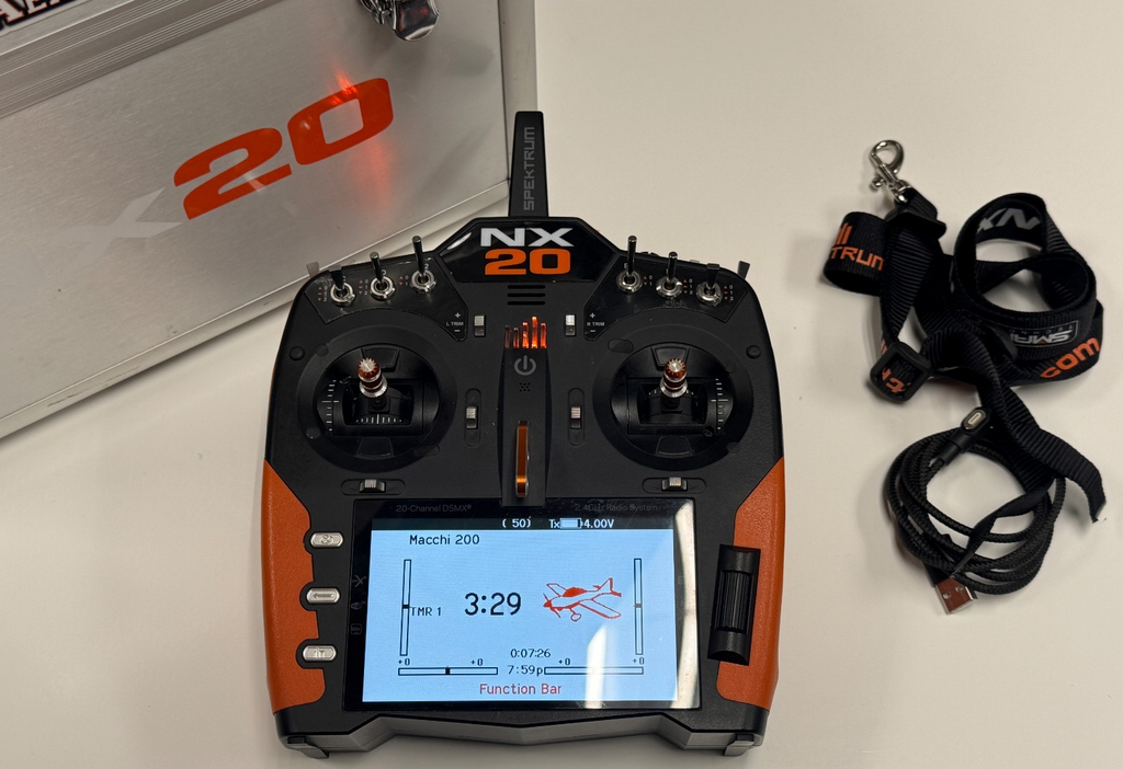 Spektrum RC NX20 2.4GHz DSMX 20-Channel Radio System Transmitter Only SPMR20500