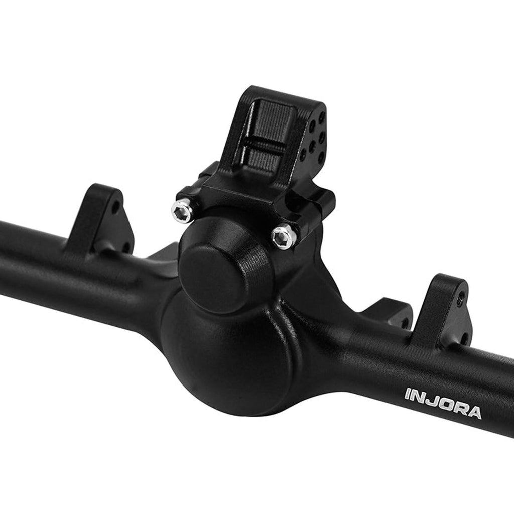 INJORA 4M-104BKFR +5mm Diamond Portal Axles Lay Down Servo TRX-4M Black