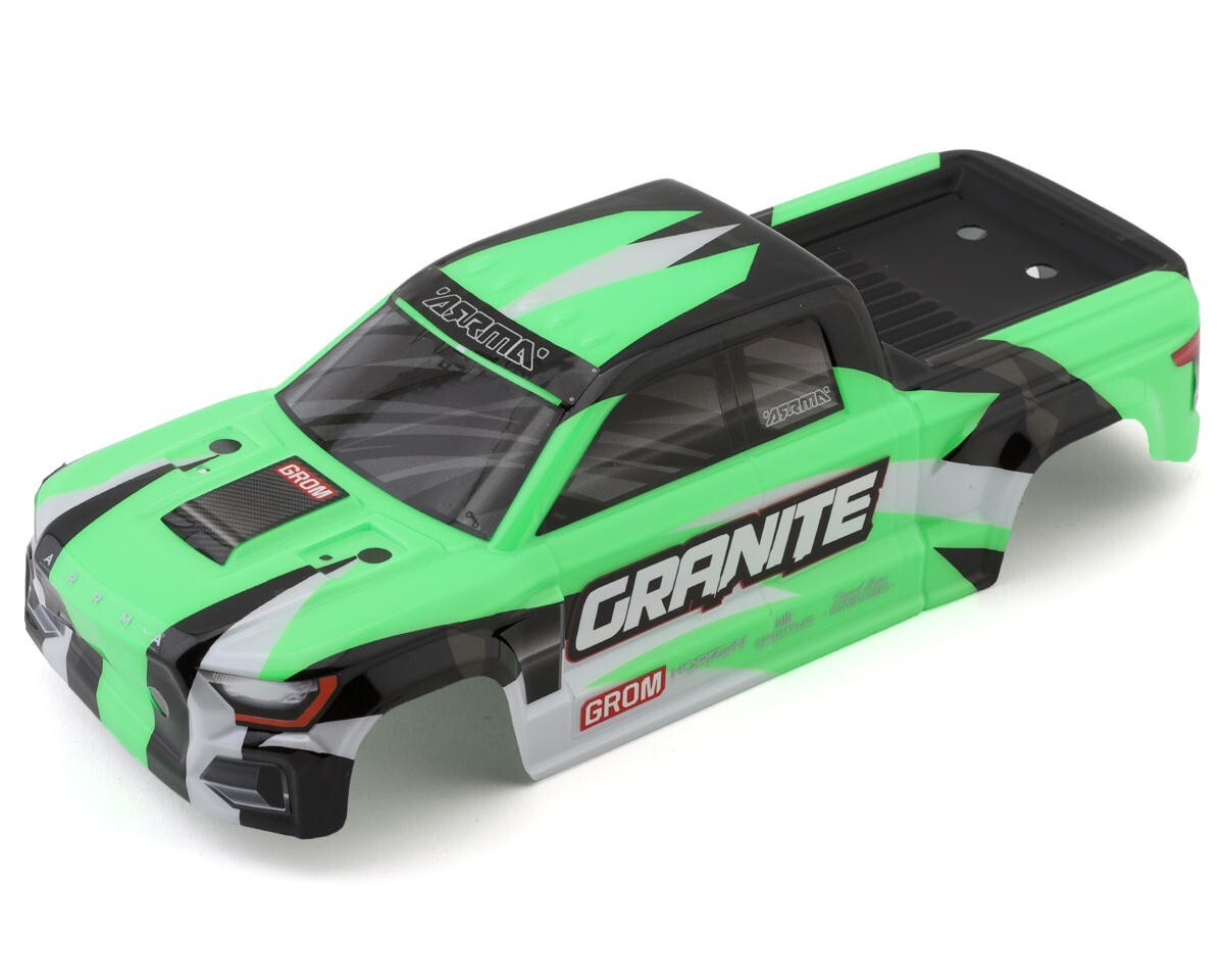 ARRMA Granite GROM RC Truck 1/18th Scale Body Light Green Camo ARA412003 412003