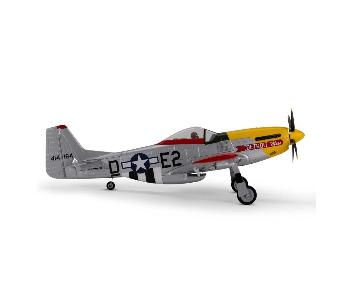 E-flite Eflite UMX P-51D Mustang "Detroit Miss" Basic BNF Electric Airplane