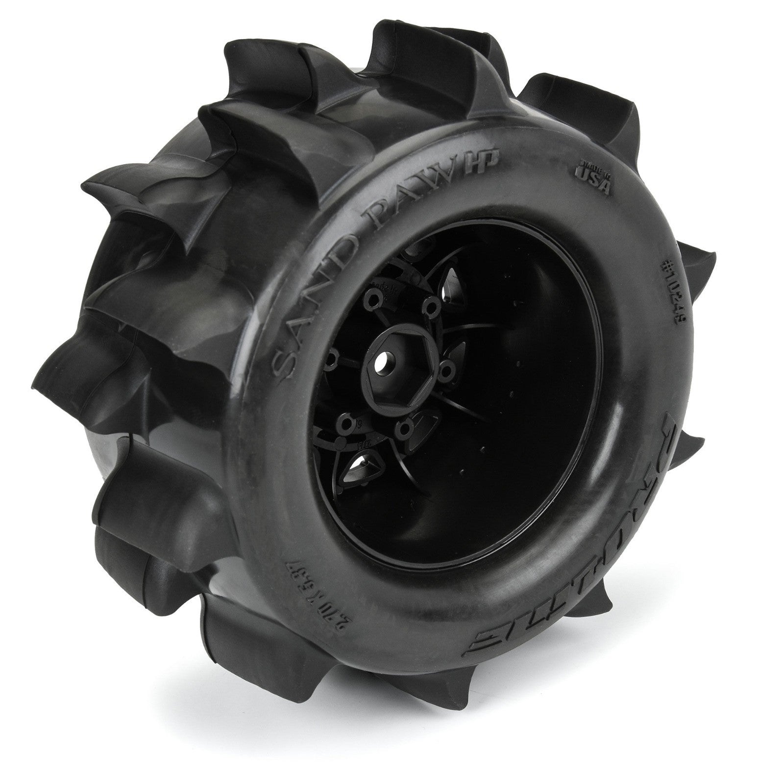 Pro Line 10249-10 1/10 Sand Paw HP BELTED F/R 2.8" MT Tires MTD 12/14mm Raid HH