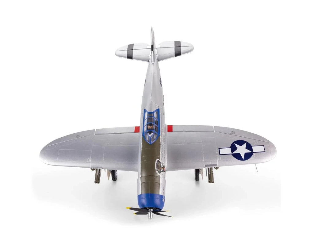 Rc Plane Razorback E-flite EFlite P47 P-47 Razorback BNF Basic Electric RC Airplane AS3X ...