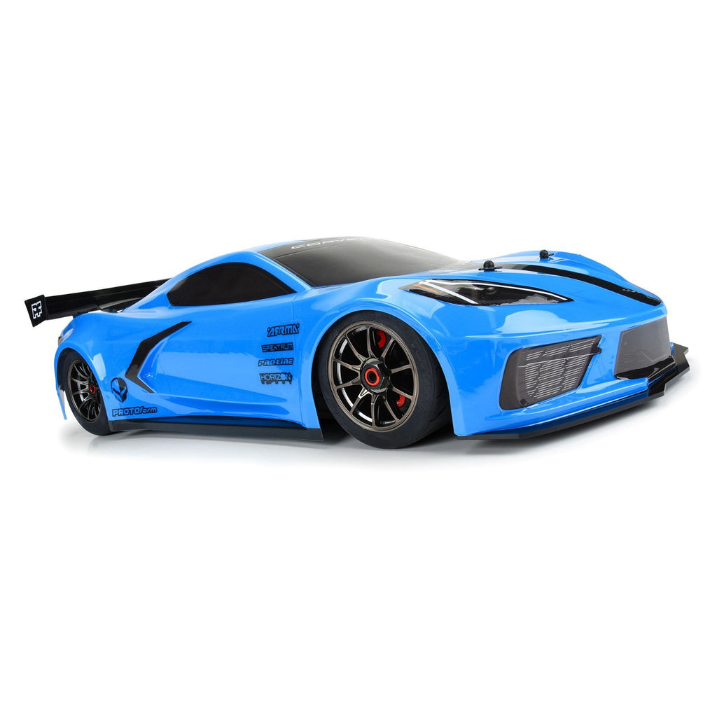 PROTOform PRM157713 1/7 Chevy Corvette C8 Painted Body Blue ARRMA Felony (Blue)