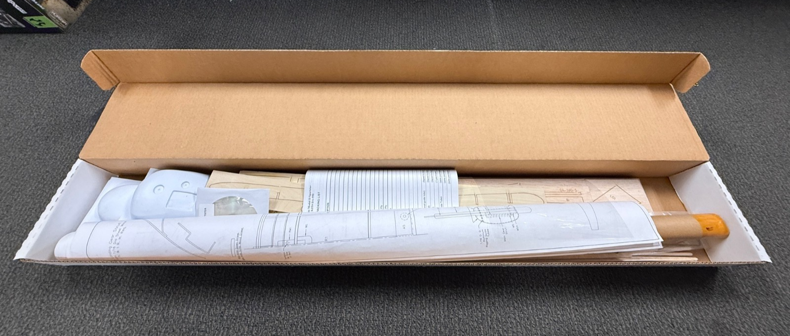 Brodak DA-590 Gee Bee Model D Sportster RC Airplane Balsa Kit Pat Tritle NIB