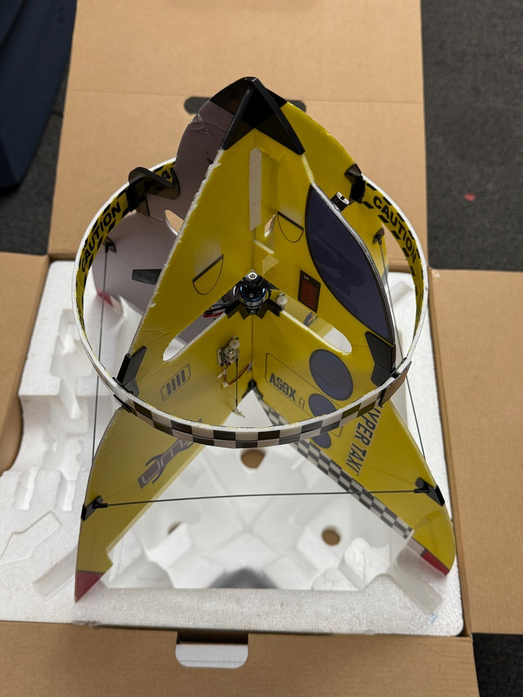 Rare Excellent Condition UMX Hyper Taxi Electric RC BNF Bind in Fly Airplane