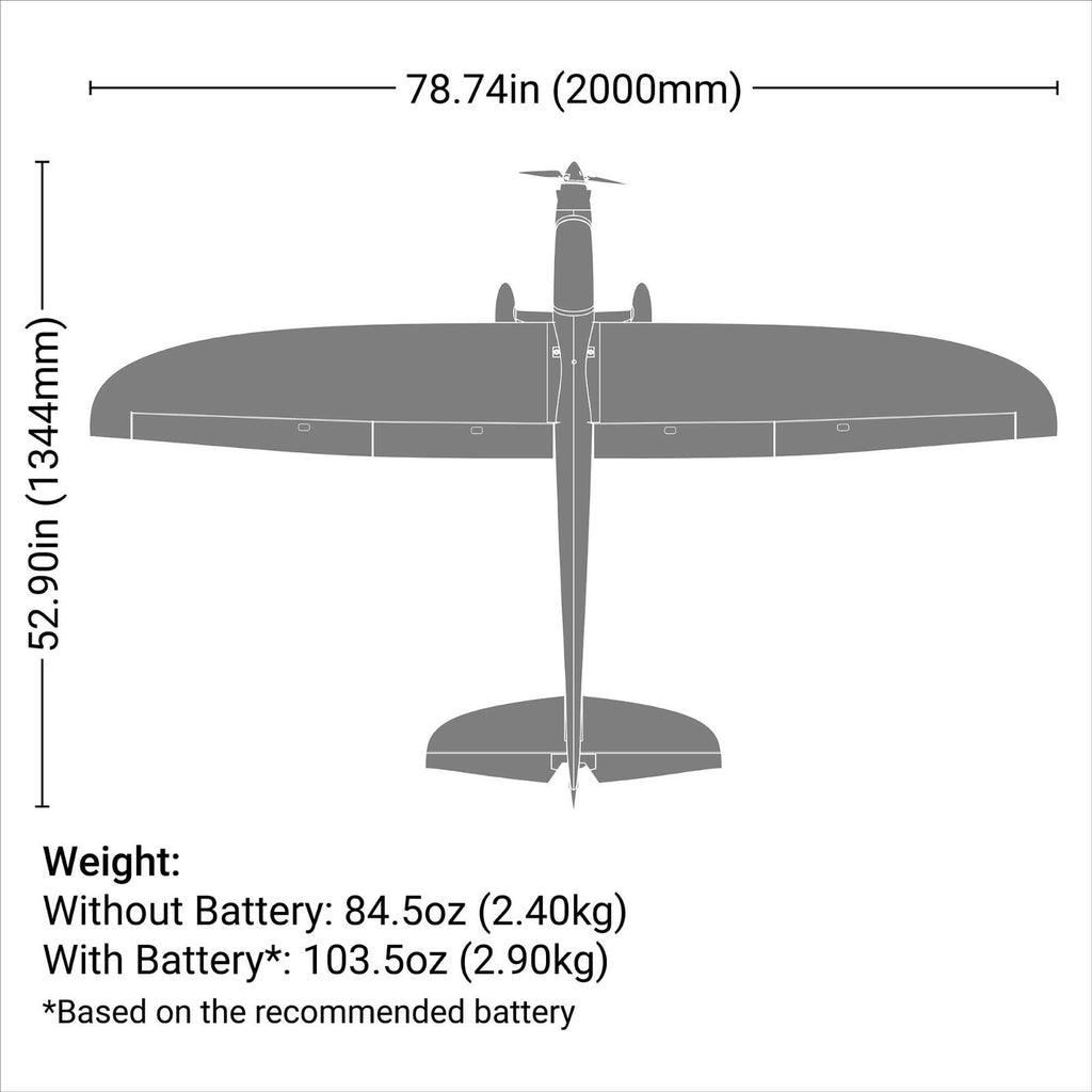 E-Flite Eflite EFL32250 Conscendo 2.0m BNF Basic with AS3X+ and SAFE Select
