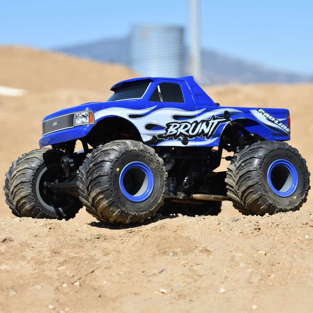 1/18 Pre-Cut Brunt Tough-Color Blue Body for Losi Mini LMT PRO365813 Pro-Line