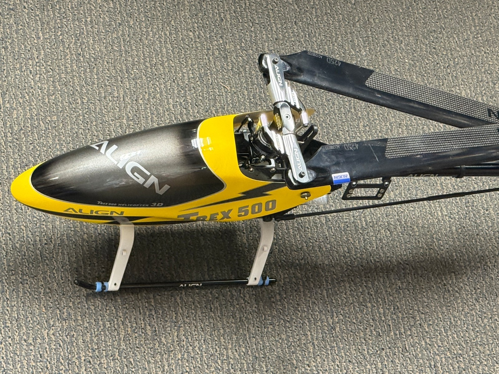 Excellent Align 500 DFC Flybarless RC Remote Control Helicopter Airframe