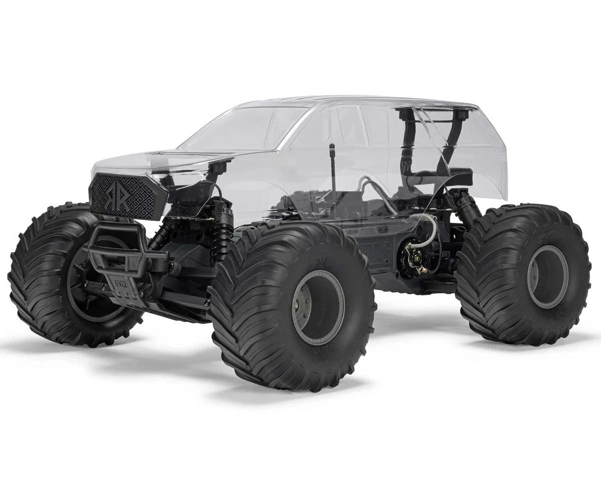 Arrma Gorgon 4x2 MEGA 550 Brushed 1/10 Monster Truck Ready-To-Assemble Kit Clear
