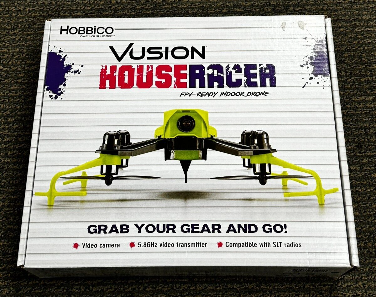 RISE Vusion House Racer RISE0208 125 Race Indor Mini Quadcopter Green FPV-Ready