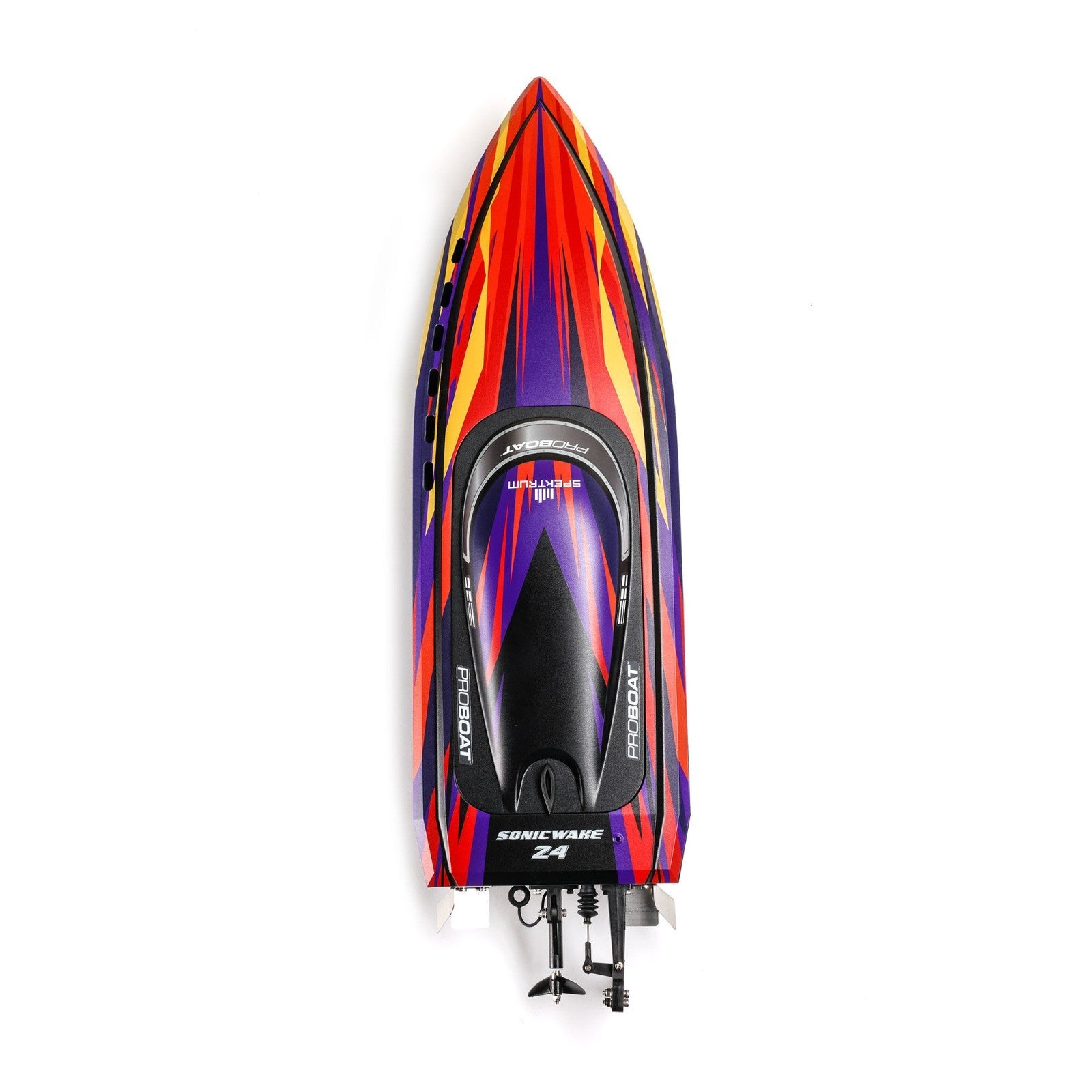 Sonicwake 24" Self-Righting Brushless Deep-V RTR (With Battery & Charger), Red