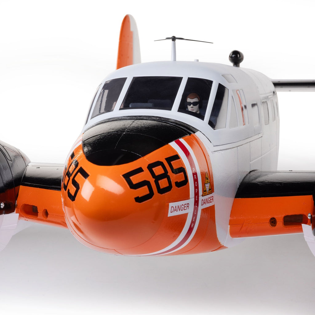 Beechcraft D18/RC-45J 1.5m BNF Basic with AS3X+ and SAFE Select EFL-3726