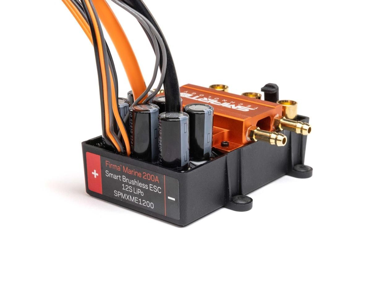 Spektrum RC Firma 200 Amp 200A Brushless Smart RC Remote Control Boat Marine ESC
