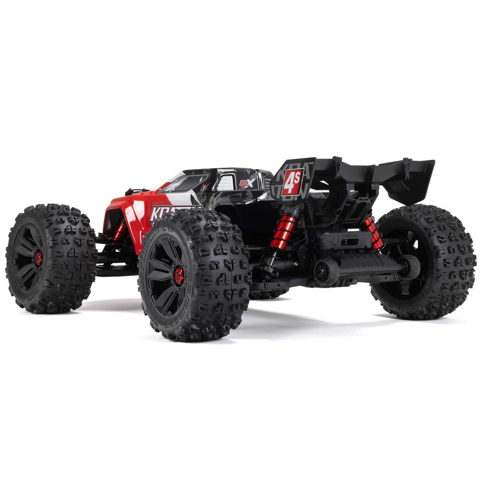 ARRMA ARA4408V2T3 1/10 Kraton 4X4 4S V2 BLX Speed RC Monster Truck RTR Red