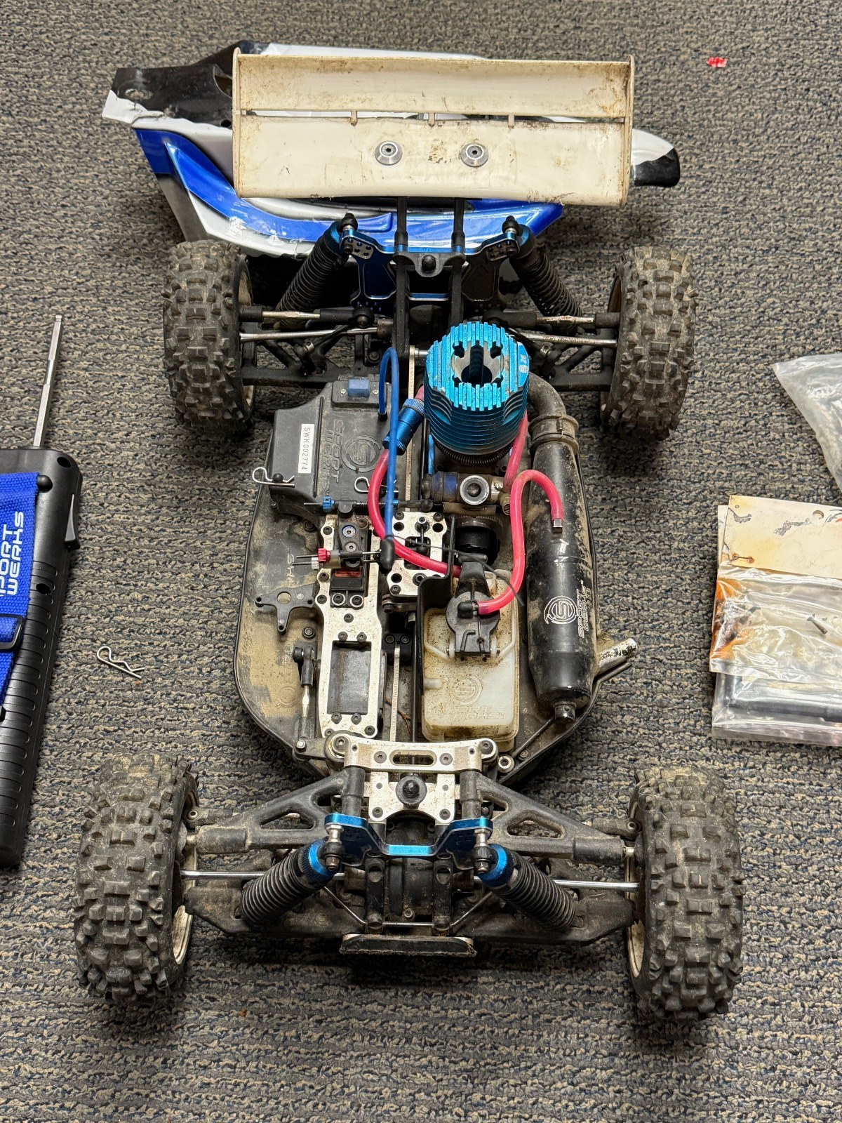 Sportwerks Mayhem 1/8 Scale Nitro RC Remote Control Off Road Buggy SWK1200