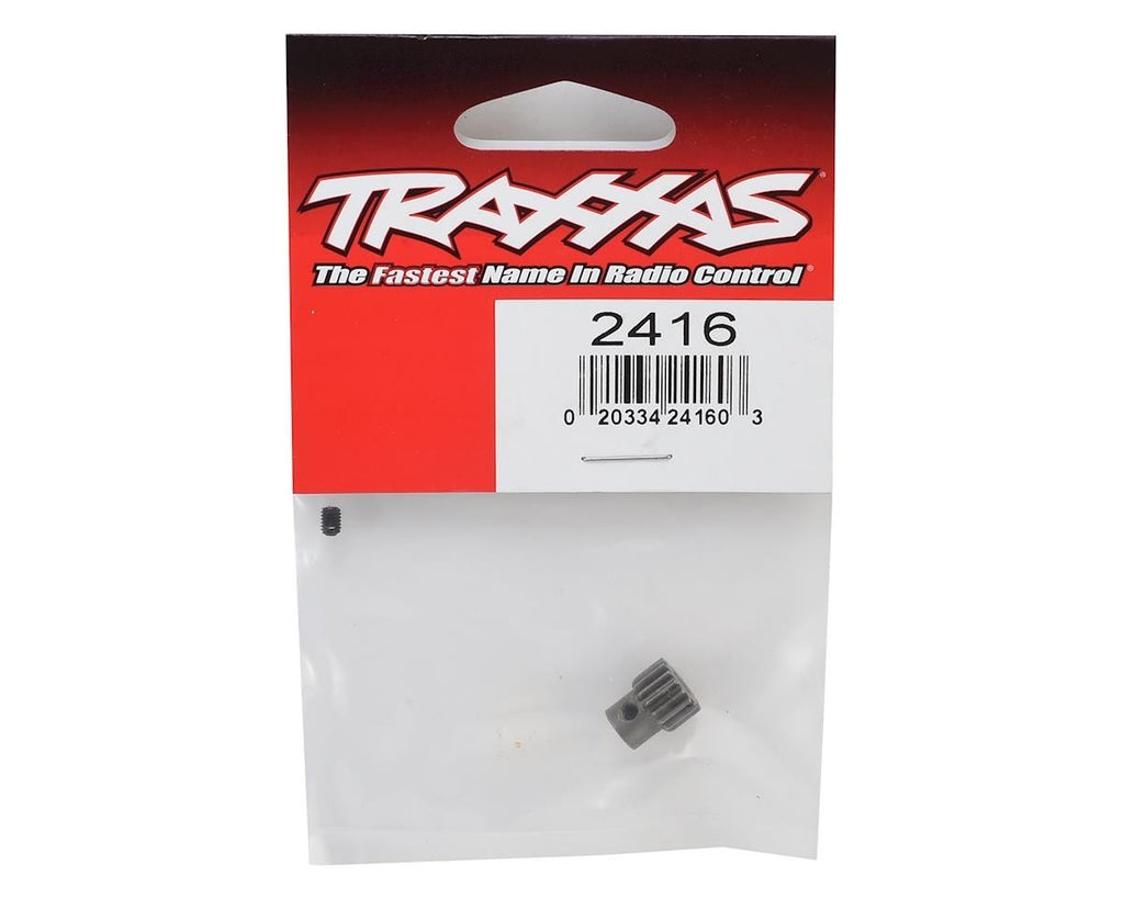 Traxxas 2416 Pinion Gear 16T 48P 3mm Bore w/ Set Screw Slash Rustler Stampede
