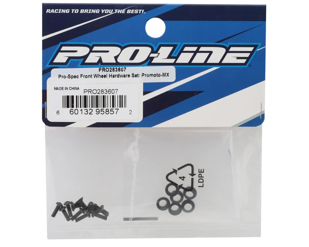 ProLine Racing Pro-Spec Front Wheel Hardware Set Promoto-MX PRO283607 283607