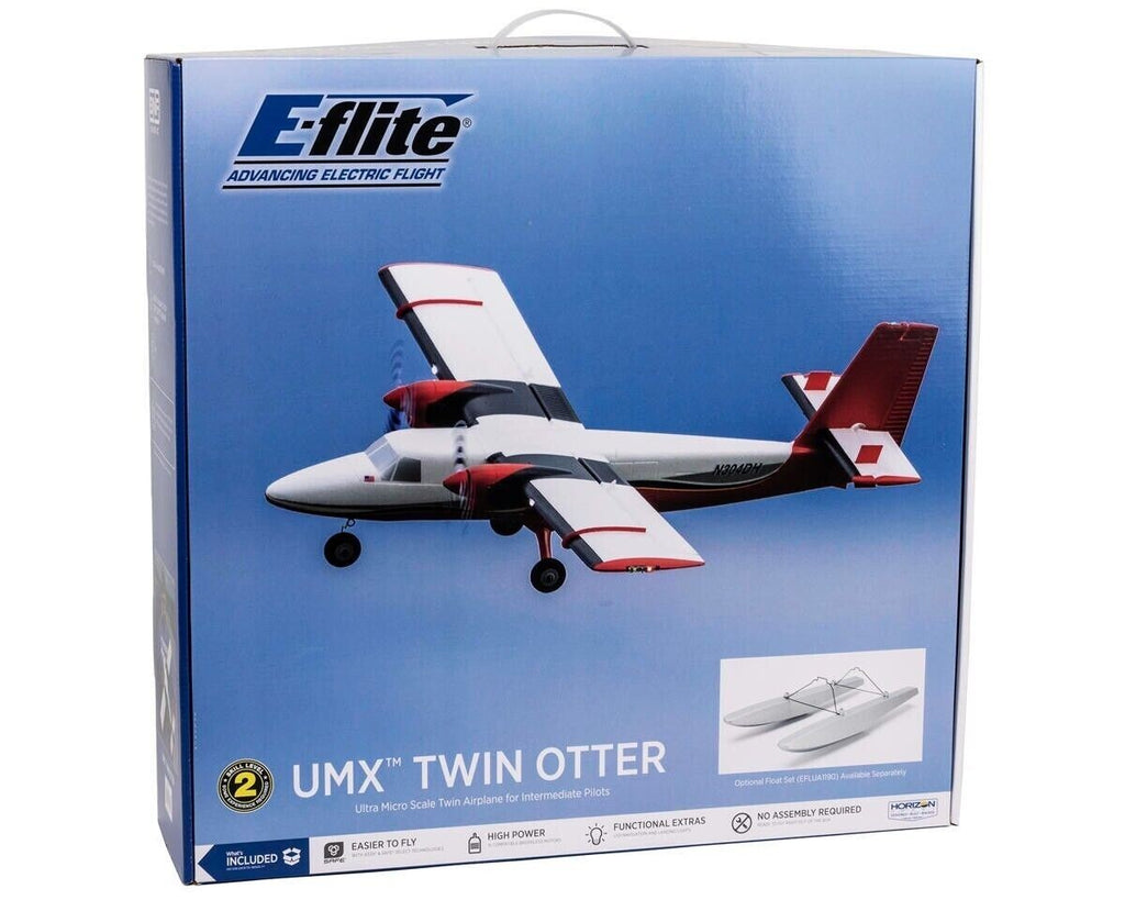 E-flite EFlite UMX Twin Otter BNF Basic RC Electric Airplane EFLU30050