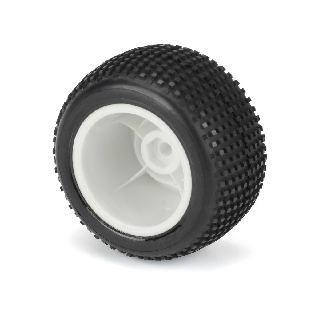 Proline Racing Hole Shot Tires MTD White Mini-T 2.0 F/R PRO1017713 RC Tire