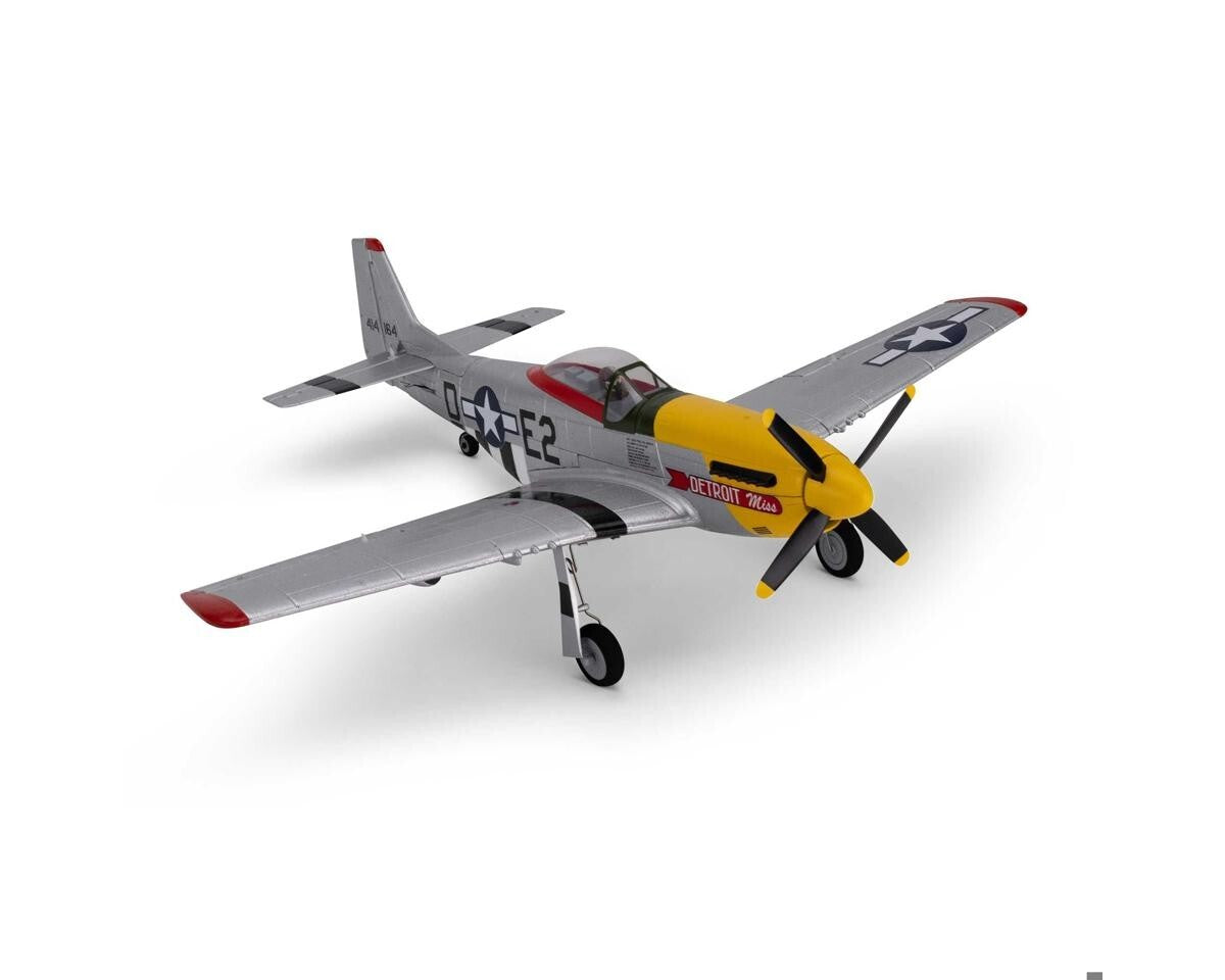E-flite Eflite UMX P-51D Mustang "Detroit Miss" Basic BNF Electric Airplane