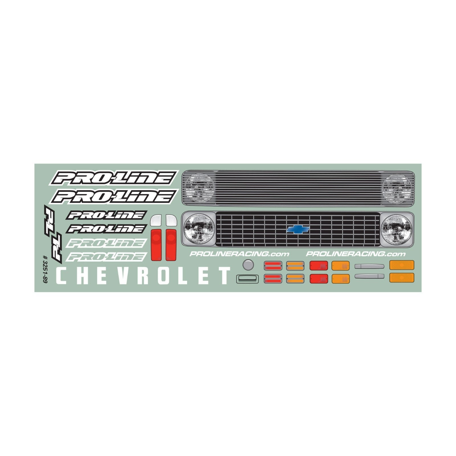 Proline 1/10 Scale 1972 Chevy C-10 C10 Clear Body: Stampede & Granite PRO325100
