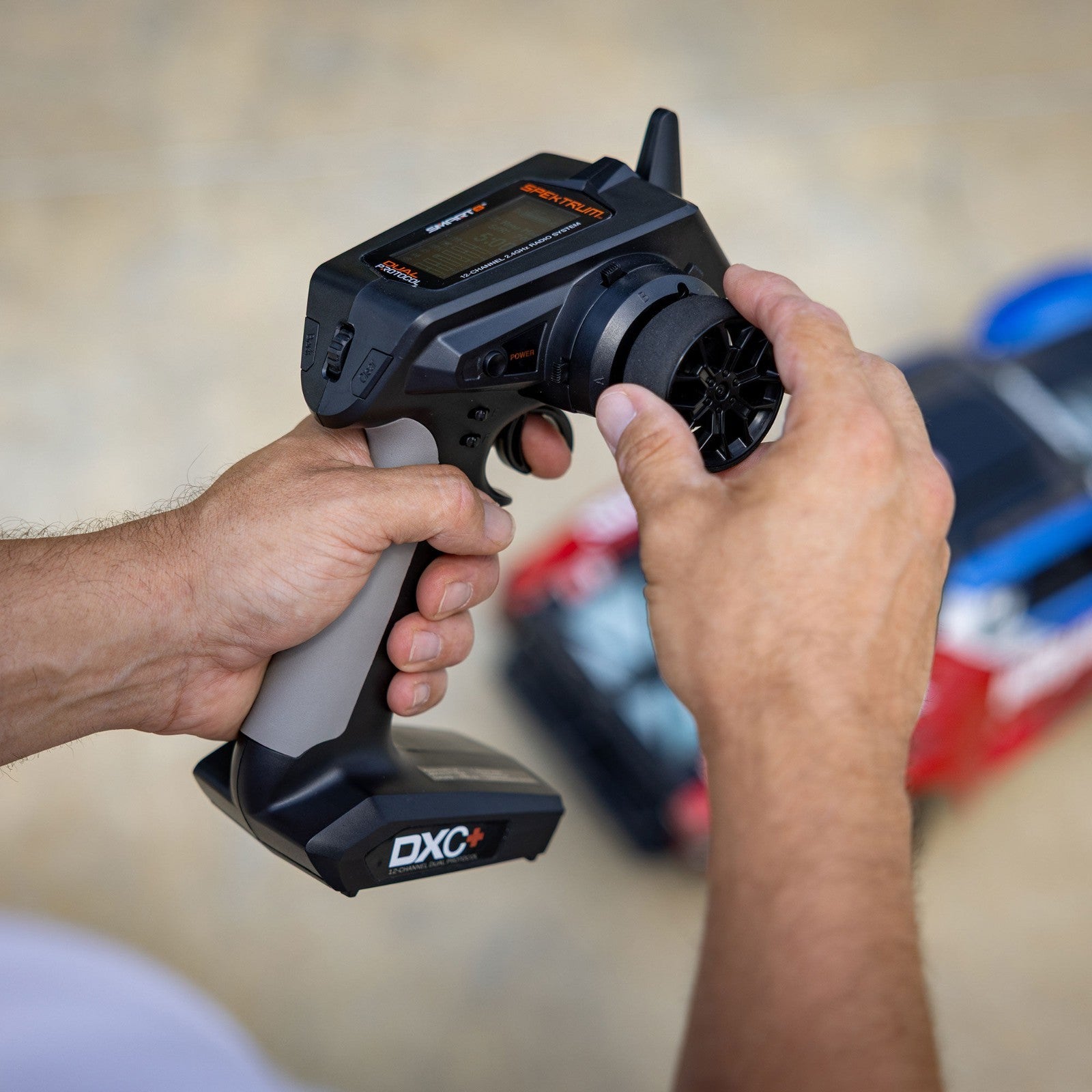 Spektrum RC DXC+ 12-Channel DSMR+ Surface Radio (Transmitter Only) SPMR6130