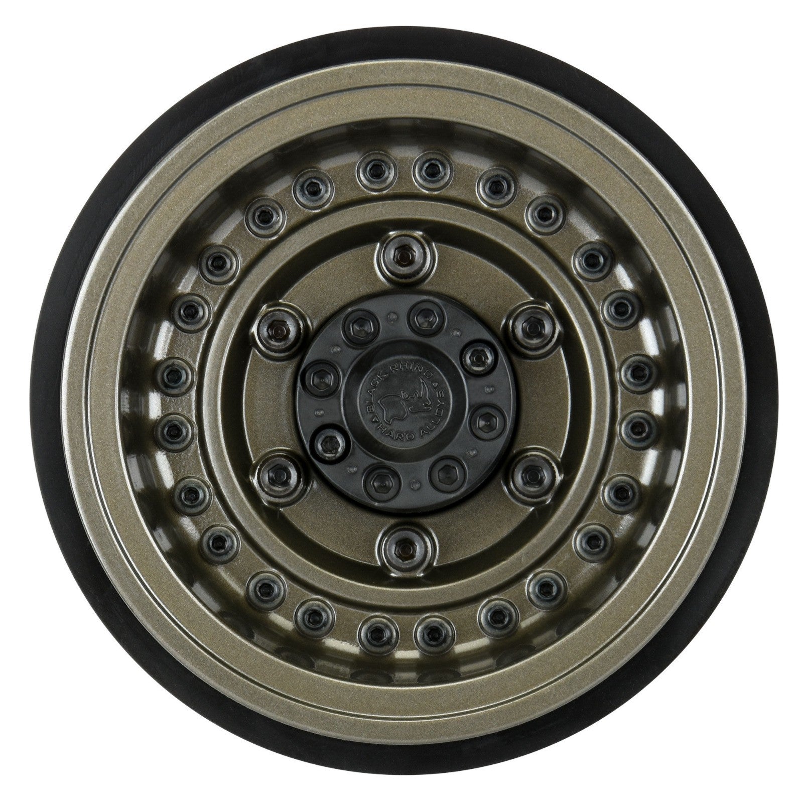 Pro-Line 2.9" Black Rhino Armory Aluminum SCX6 Wheels, Gunmetal (2) PRO282600