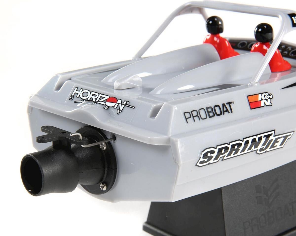 Pro Boat Sprint Jet 9 Inch RTR Ready To Run Electric Jet Boat Silver : SprintJet
