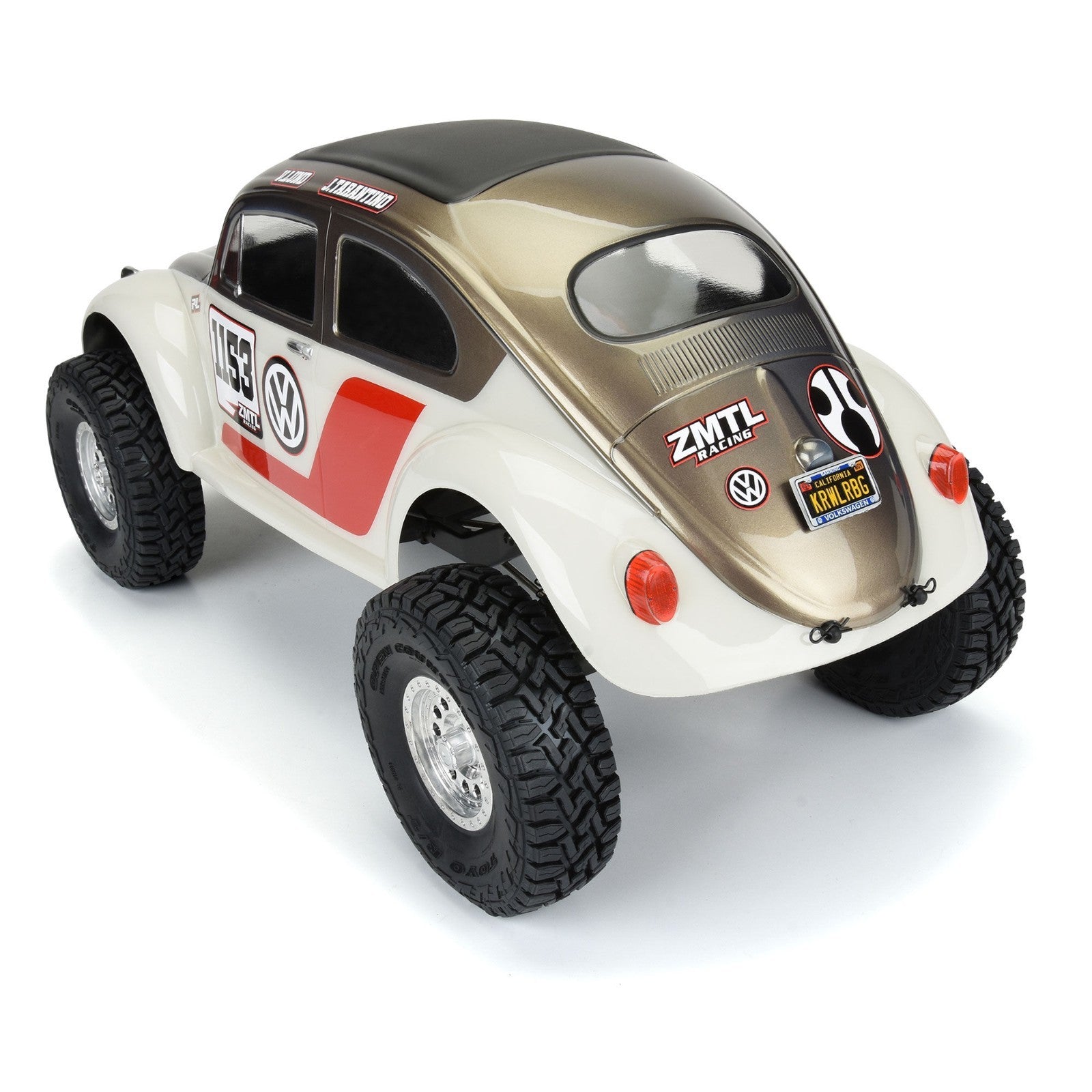 PRO359500 1/10 VOLKSWAGEN BEETLE CLR BDY 12.3" WHLBSE CRWLRS