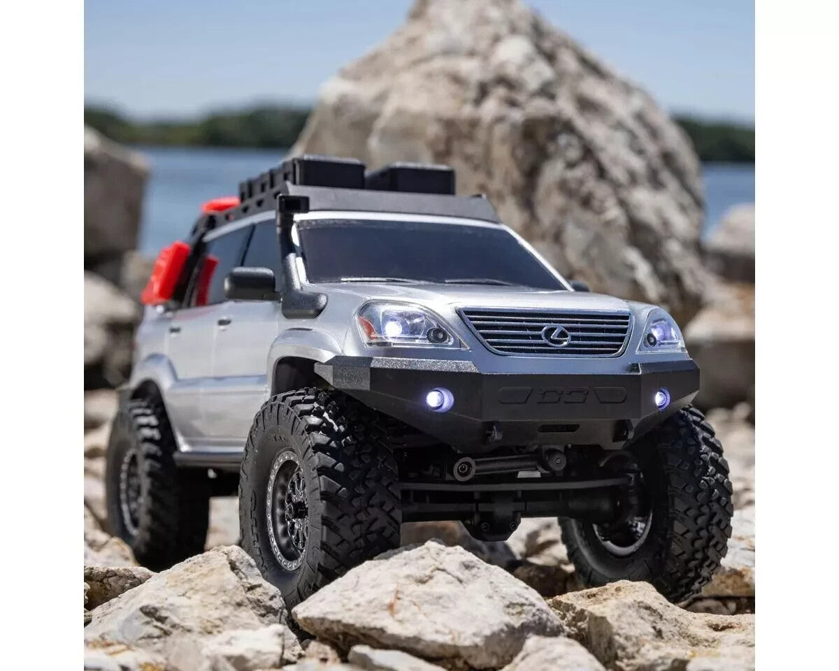 Axial SCX24 Lexus GX 470 1/24 4WD RTR Scale Mini Crawler Silver AXI1532T2