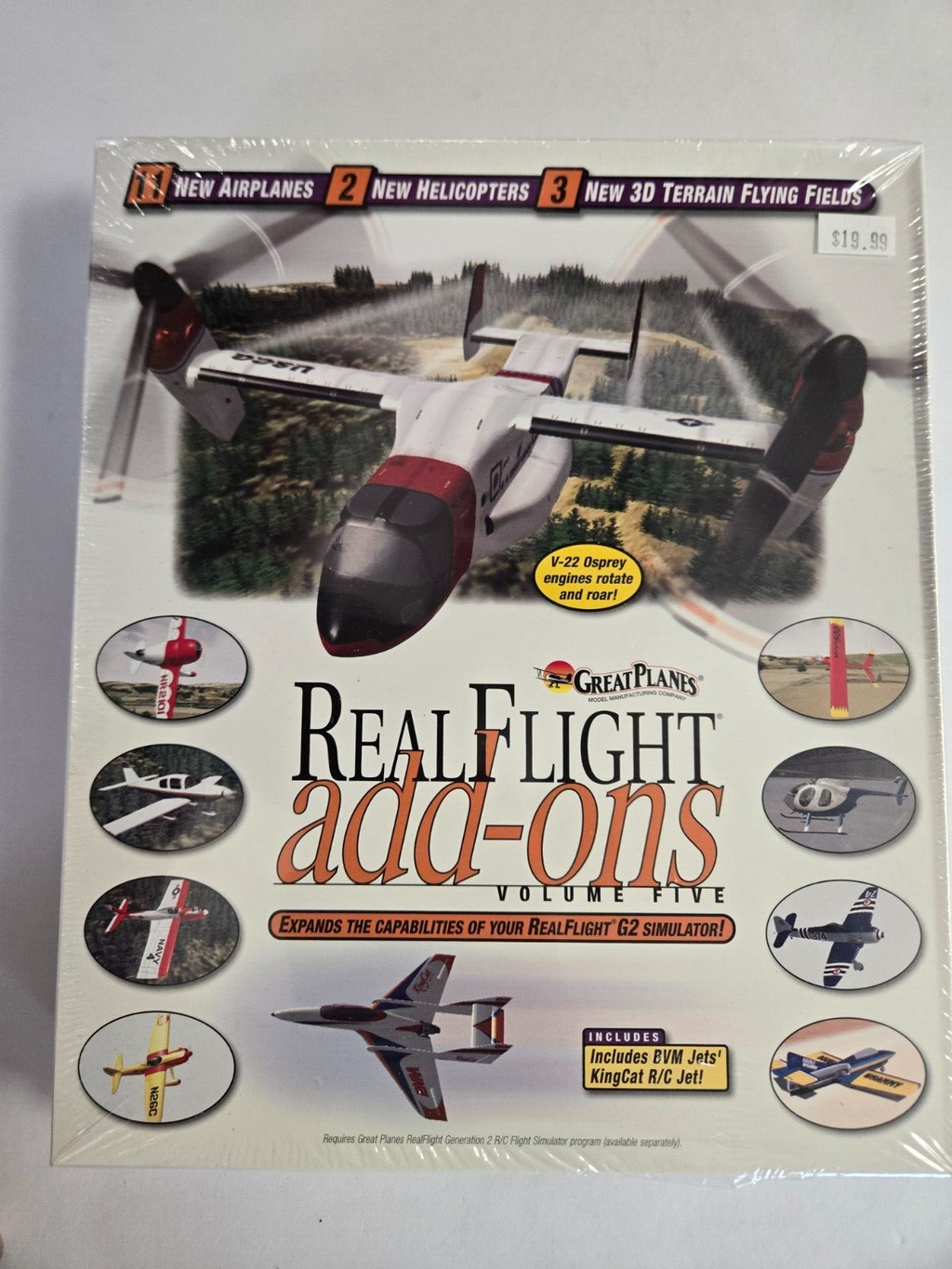 Great Planes Real Flight Add-Ons Volume 5 New in Box Sealed