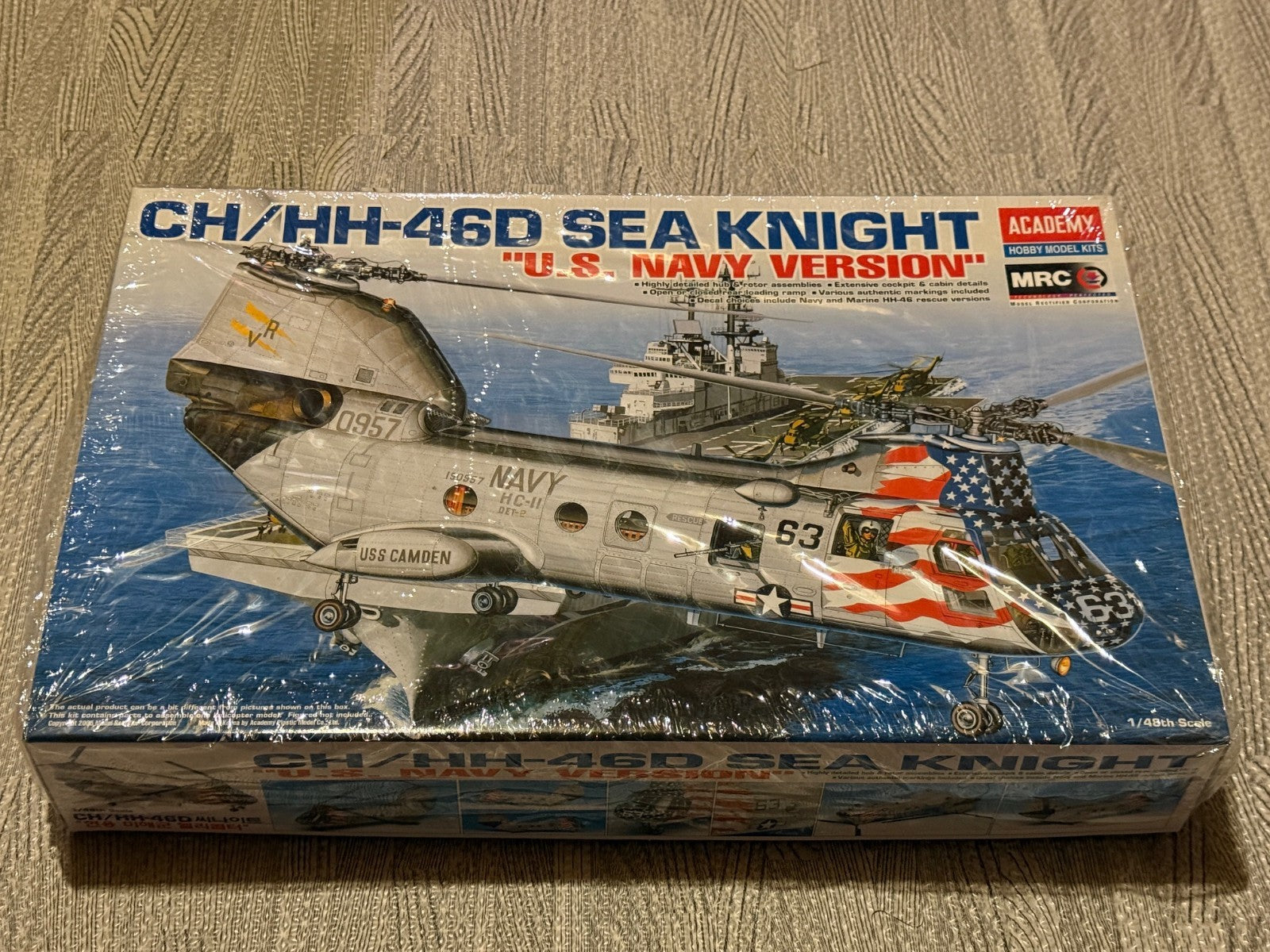 Academy Model Kits CH-HH-46D SEA KNIGHT “U.S. Navy Version” MRC 1/48th Scale