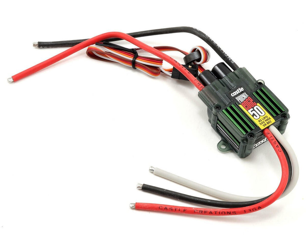 Castle Creations Creation Edge 50 AMP Brushless ESC Speed Control 5 Amp BEC