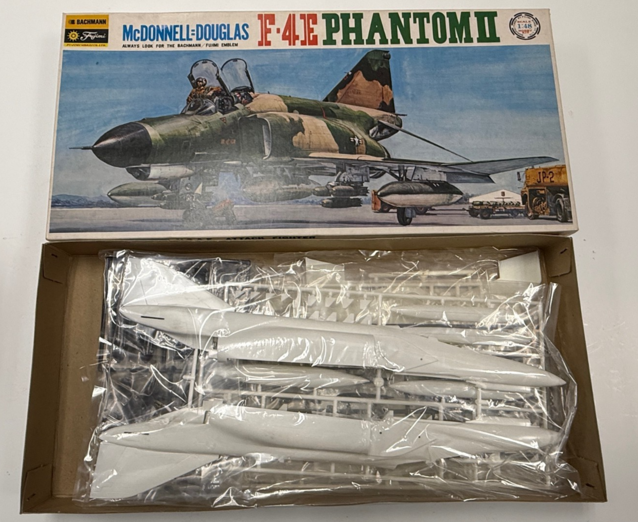 Fujimi 1/48 Scale F4E F4 F-4E Phantom II Jet Plastic Model Airplane Kit FP1-398
