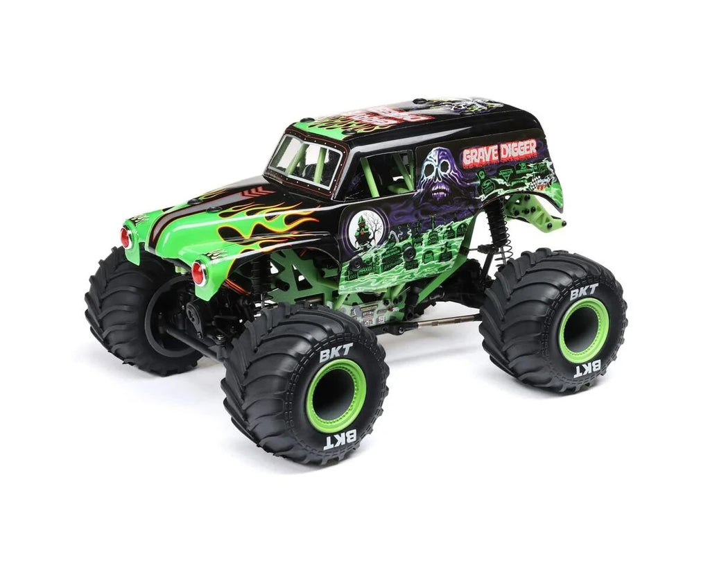 Losi 1/18 Mini LMT 4X4 Brushed RTR Monster Truck (Grave Digger) w/SLT2 2.4GHz
