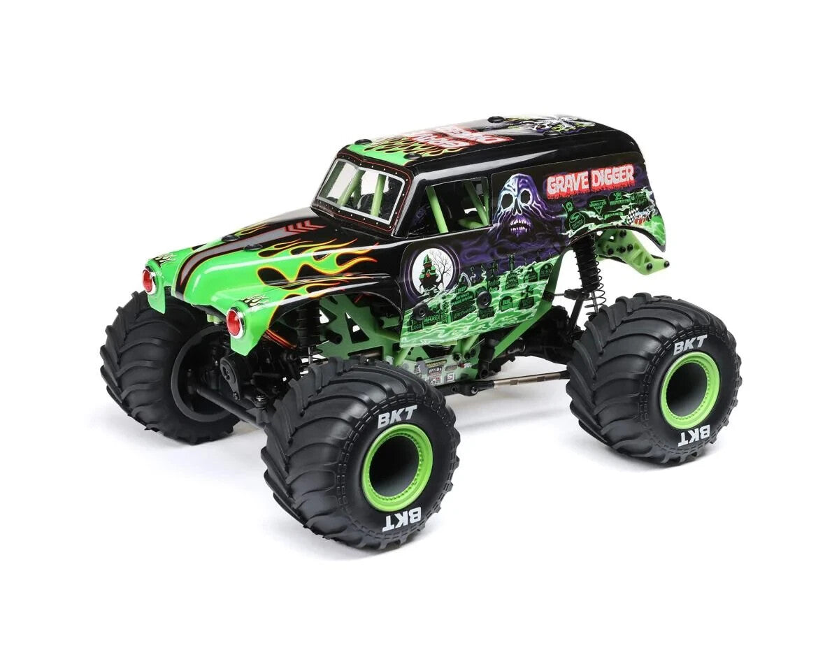 Losi 1/18 Mini LMT 4X4 Brushed RTR Monster Truck (Grave Digger) w/SLT2 2.4GHz