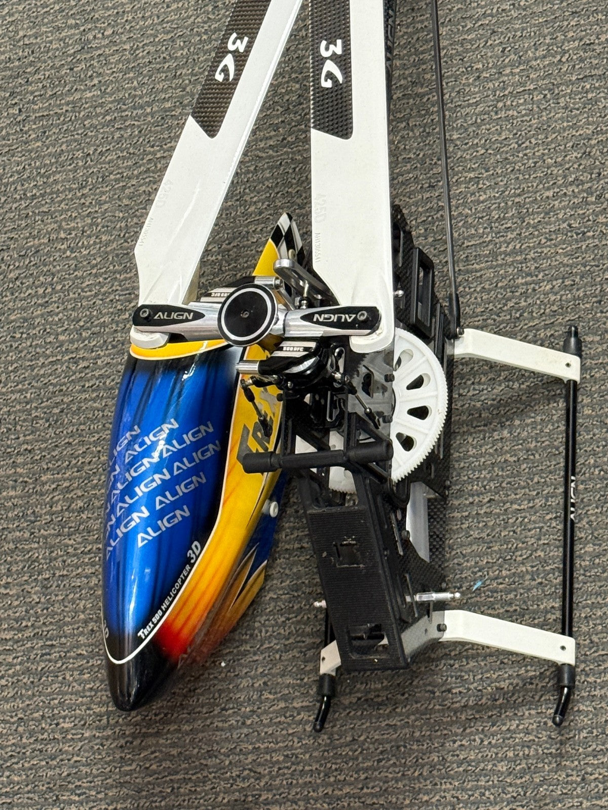 Excellent Align 500 Pro DFC RC Remote Control Flybarless Helicopter Airframe